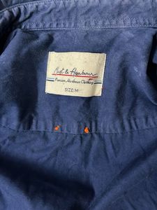 Blue Long Sleeve Button-Down Shirt