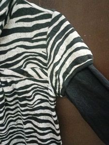 Winter Sweater Long T Shirt Black