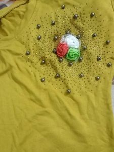 Flowery Party Wear Top