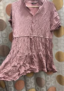 Zudio Festive Collar Tunic With Strips
