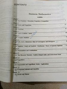 Combo Of Two Business Mathematics And Statistics