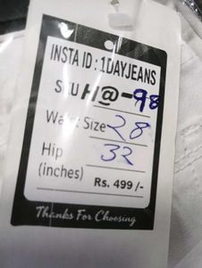 H@98 Size-28 (Sale) Latest Ladies high waist Jeans