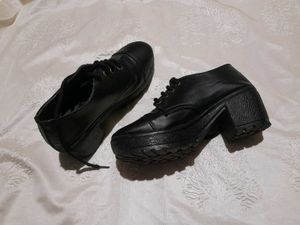 Black Platform Ankle Boots