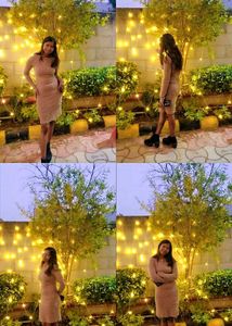 Lace Bodycon Dress – Slim Fit, Full Sleeve