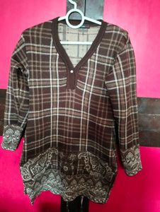 Woolen Stretchable Kurti