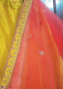 price dropped!!! heavy mustard lehenga