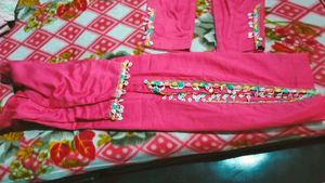 Jam Cotton Plazo Suit Stiched