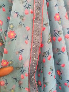 New Saree With Blouse