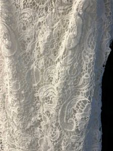 White Lace Sleeveless Dress