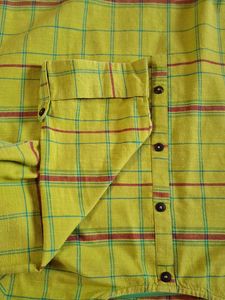 Checkered Green Kurta