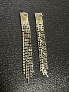 Sparkling Rhinestone Dangle Earrings