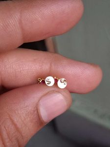 Ruby Nose Pins Gold