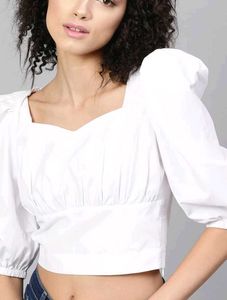 Chic White Crop Top