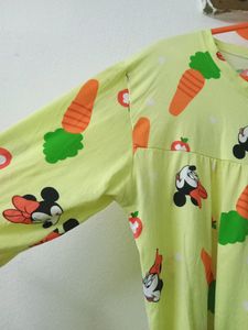 Yellow Women&#39;s Night Top