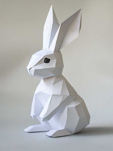 Low Poly Cute Bunny 3d Printing