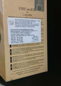 lattafa fire on ice - full sealed
