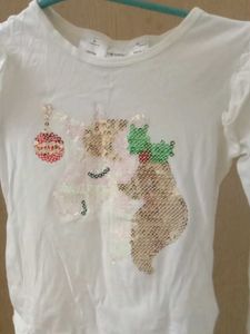 Carter's Unicorn Bear Sequin Graphic Tee