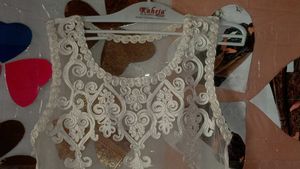 Elegant White Lace  Beach Party Dress