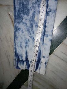 Acid Wash Cargo Jeans