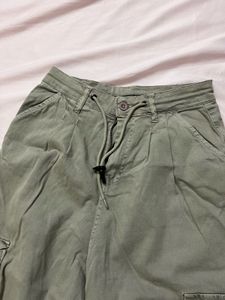Grey Cargo Joggers