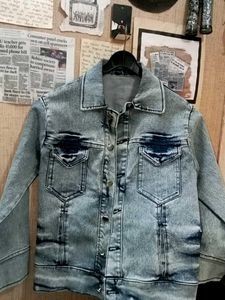 Acid Wash Denim Jacket