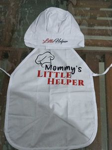 Child's Chef Apron & Hat Set