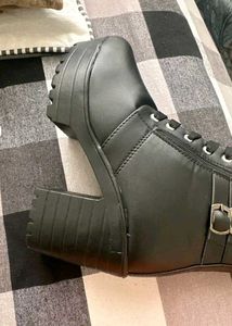 Women Casual Girls Boots High Ankle Length