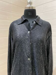 Party Imported Sequin Embellished Top