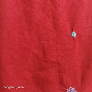 Maroon Saree