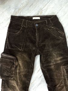 Vintage Corduroy Cargo Pants