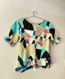 Korean Top With Puff Sleeve (adjustable)