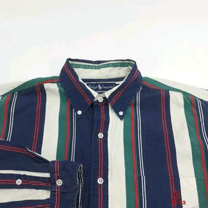 90s striped ralph Lauren shirt
