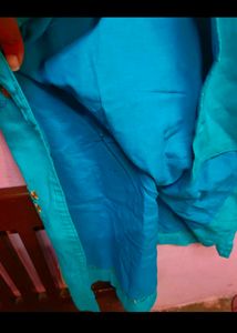 Blue Embroidered Kurta &amp; Dupatta set (women's)