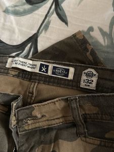 Camo Print Jeans