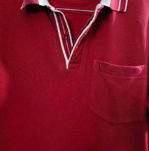Van Heusen Burgundy Polo Shirt