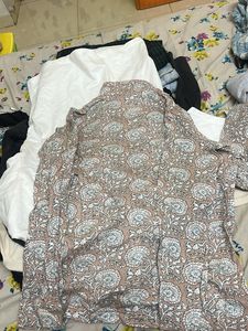 printed matching sleeping pyjama set