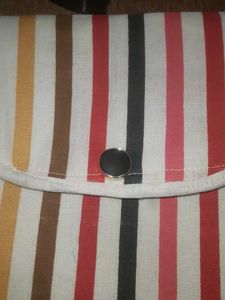 Striped Crossbody Bag