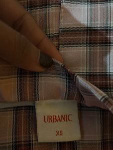 Checkered  Mini Skirt