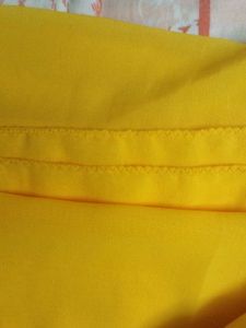 Bright Yellow Saree