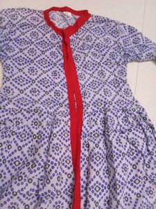 Long Stylish Pure Cotton Kurta