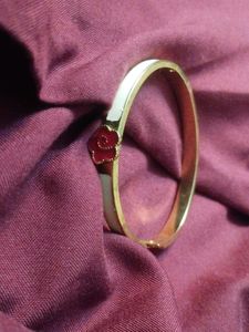 Golden White And Red Bracelet