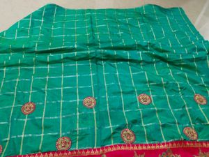 Sea Green Fancy Saree