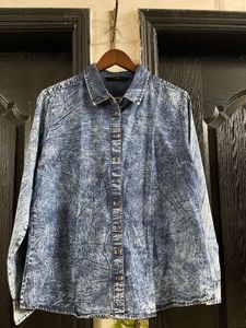 Denim Button-Down Shirt