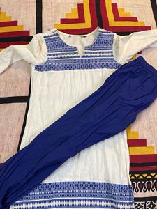 White Kurta Set