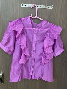 Party wear High Quality Organza Top For M&amp; L