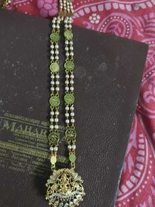 lekshmi long chain with pendant