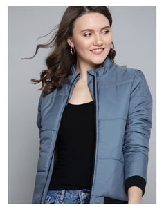 Blue Puffer Jacket