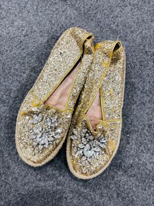 Sparkly Espadrille Heels
