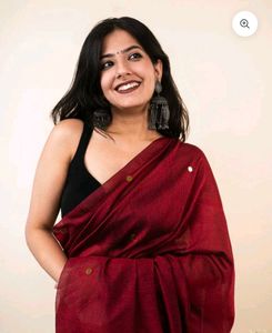 Elegant Maroon Saree