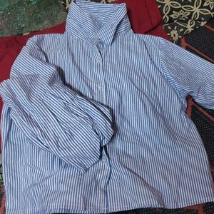 Striped Blue Shirt
